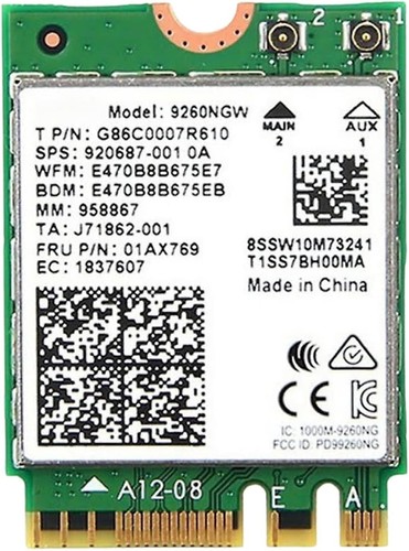 Intel wireless 9260ngw - intel,